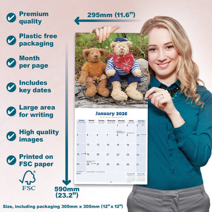 Avonside Teddyberen Kalender 2026