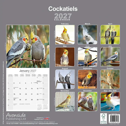 Avonside Valkparkieten Kalender 2027