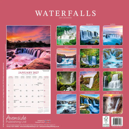 Avonside Watervallen Kalender 2027