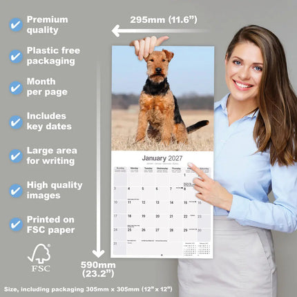 Avonside Welsh Terrier Kalender 2027