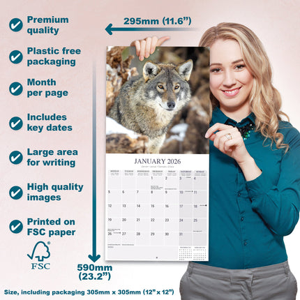 Avonside Wolven Kalender 2026