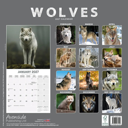 Avonside Wolven Kalender 2027
