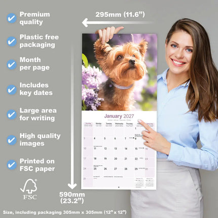 Avonside Yorkshire Terrier Kalender 2027