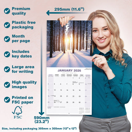 Avonside Zonsondergangen Kalender 2026