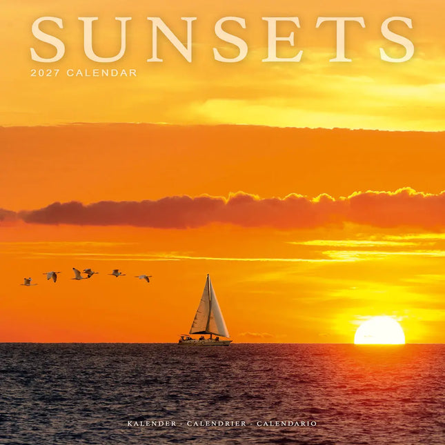 Avonside Zonsondergangen Kalender 2027