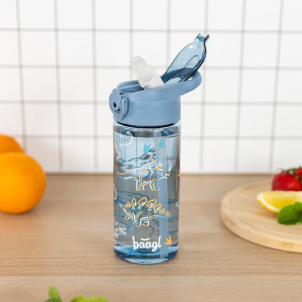 Baagl Baagl Dinosaurus Drinkfles 500ml met Rietje