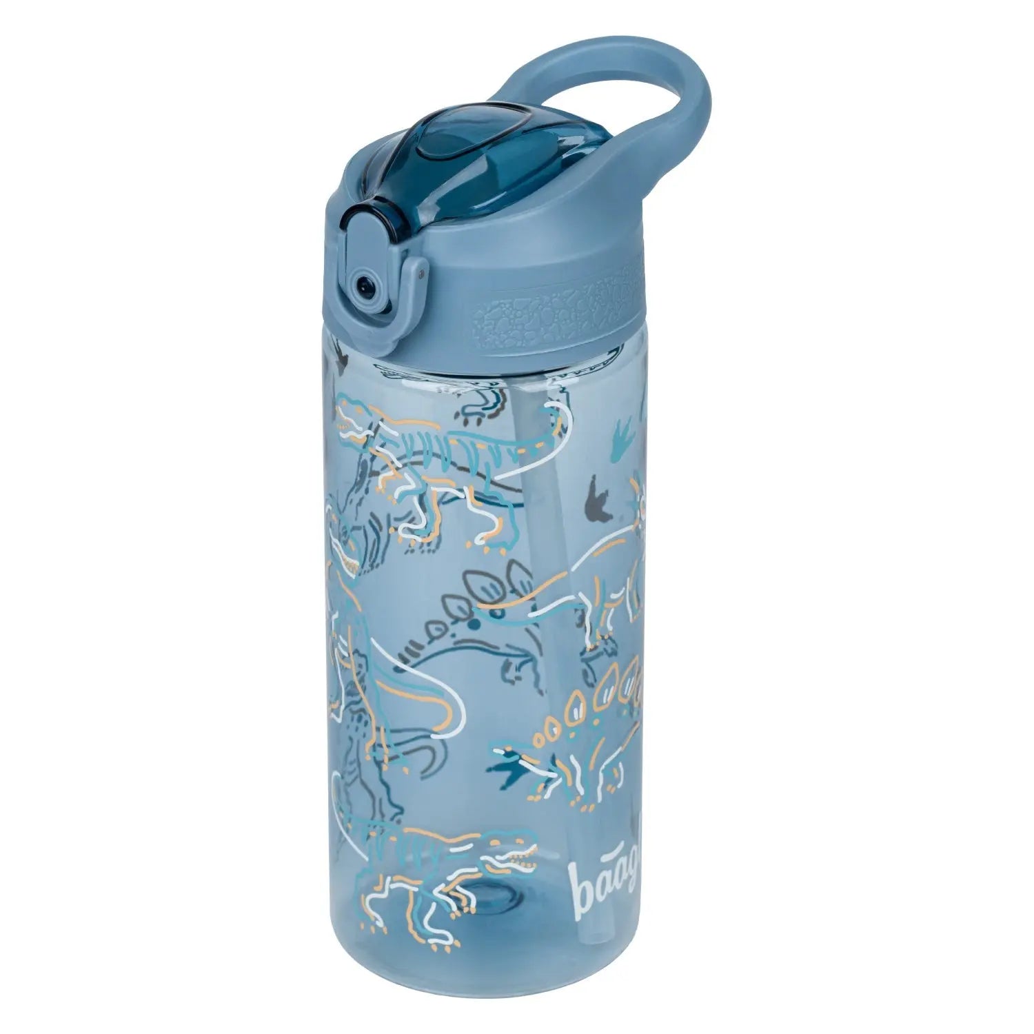 Baagl Dinosaurier Trinkflasche 500ml mit Strohhalm kaufen