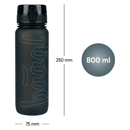 Baagl Baagl Drinkfles Zwart 800ml