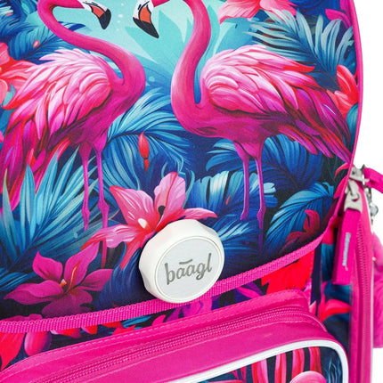 Baagl Baagl Ergo Rugzak Flamingos 19L