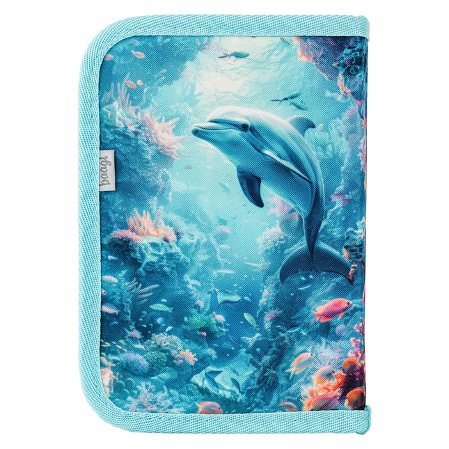 Baagl Baagl Etui - Pennenzak Dolfijn 1-rits