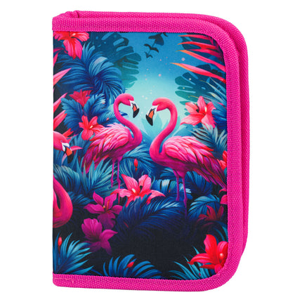 Baagl Baagl  Etui - Pennenzak Flamingo 1-rits