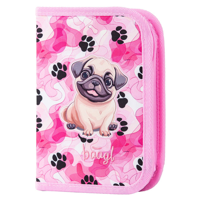 Baagl Baagl Etui - Pennenzak Mopshond Pootjes 1-rits