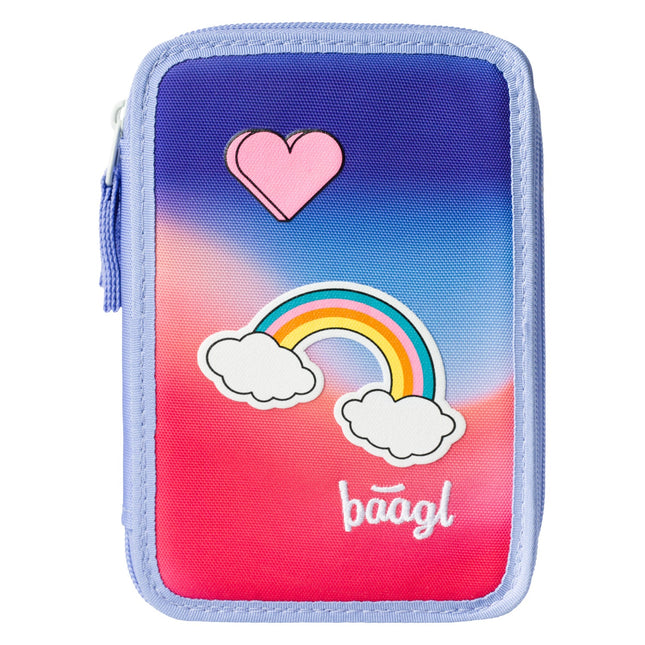 Baagl Baagl Etui - Pennenzak Regenboog 3-ritsen