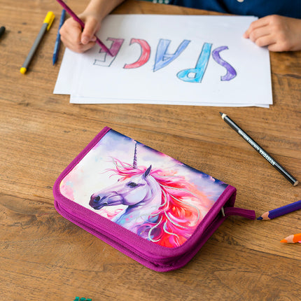 Baagl Baagl Etui - Pennenzak Unicorn 1-rits