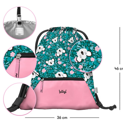 Baagl Baagl Gymtas Baby Koala met Rits