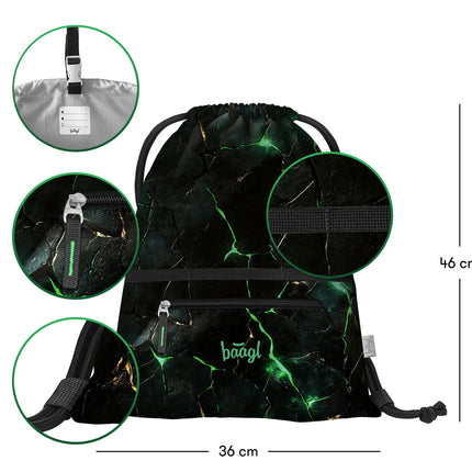 Baagl Baagl Gymtas Dragon met Rits