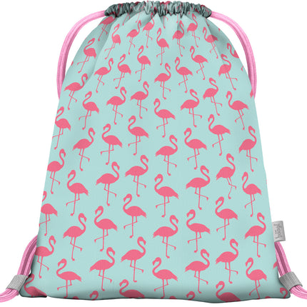 Baagl Baagl Gymtas Flamingo met Rits