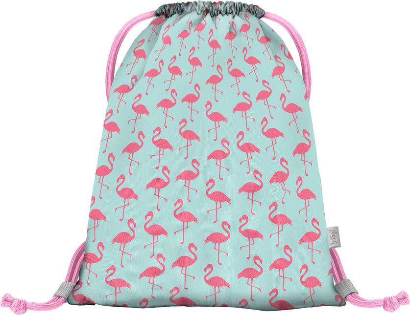 Baagl Baagl Gymtas Flamingo met Rits