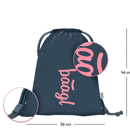 Baagl Baagl Gymtas Logo Pink