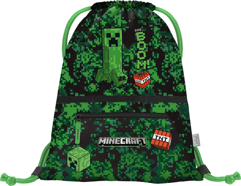 Baagl Baagl Gymtas Minecraft Boom met Rits