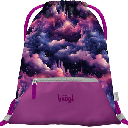 Baagl Baagl Gymtas Royal Unicorn met rits