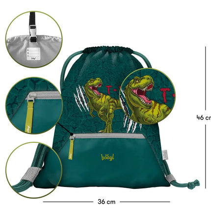 Baagl Baagl Gymtas T-REX met Rits