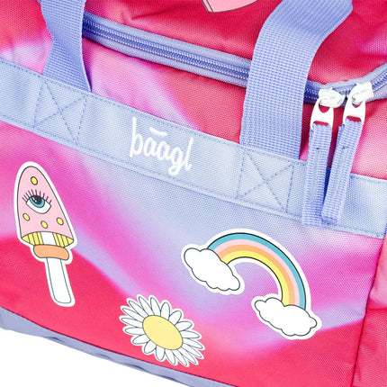 Baagl Baagl Kindersporttas Rainbow Red 22L