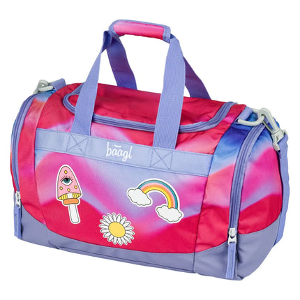 Baagl Baagl Kindersporttas Rainbow Red 22L