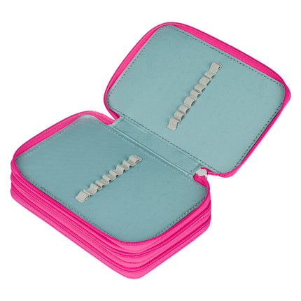 Baagl Baagl Luxe Etui - Pennenzak Flamingo 3-ritsen