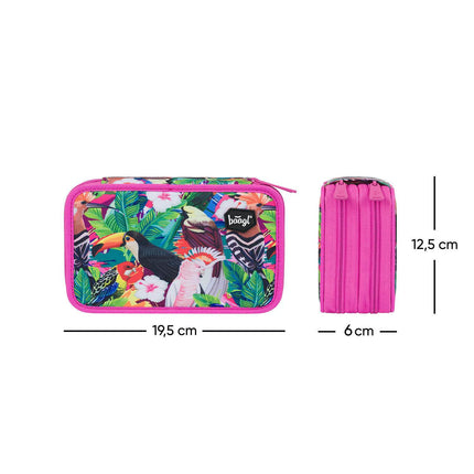 Baagl Baagl Luxe Etui - Pennenzak Toekan 2-ritsen