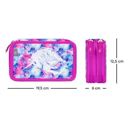 Baagl Baagl Luxe Etui - Pennenzak Unicorn 2-ritsen
