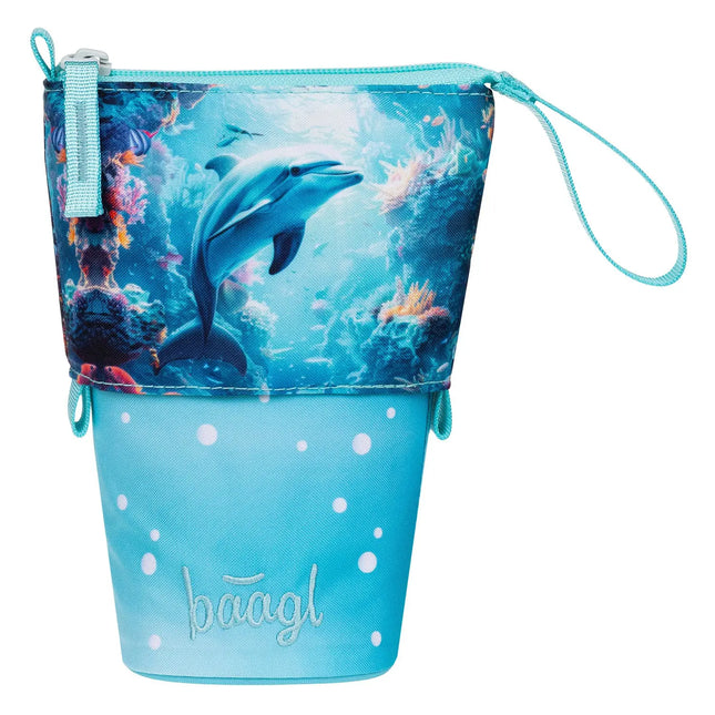 Baagl Baagl Pop-up Etui Dolfijn