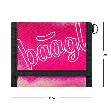 Baagl Baagl Portemonnee Pink Stripes