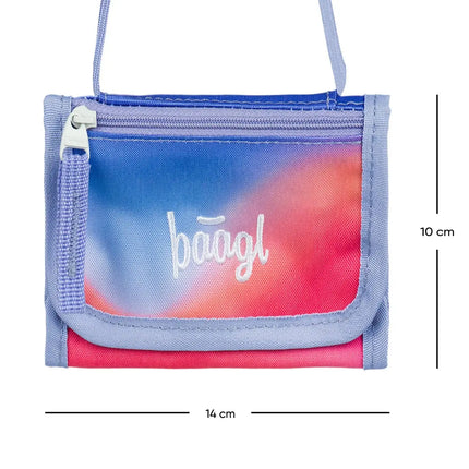 Baagl Baagl Portemonnee Rainbow Red