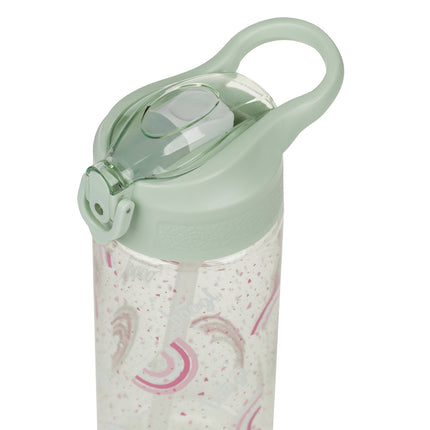 Baagl Baagl Regenboog Drinkfles 500ml met Rietje
