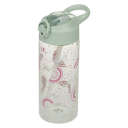 Baagl Baagl Regenboog Drinkfles 500ml met Rietje