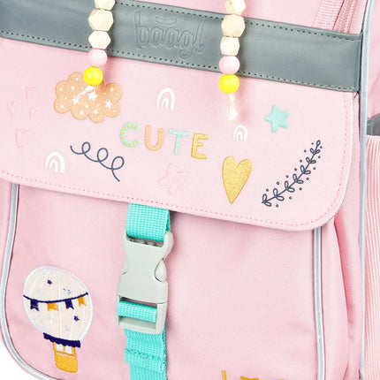 Baagl Baagl Rugzak Zippy Pink Rainbow 18L