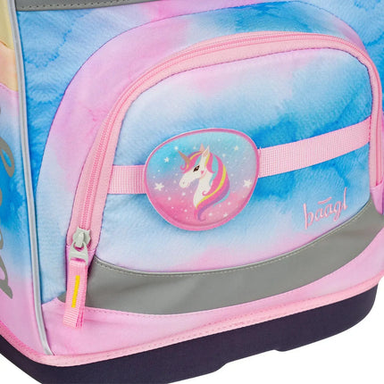 Baagl Baagl Rugzak Zippy Plus Regenboog Unicorn 21L