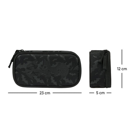 Baagl Baagl School Etui Batman Zwart 1-rits