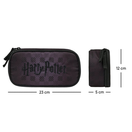 Baagl Baagl School etui Harry Potter Hogwarts 1-rits Zwart