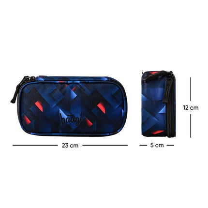 Baagl Baagl School etui Indigo 1-rits