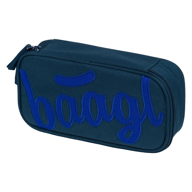 Baagl Baagl School etui Logo Blue 1-rits