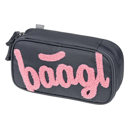 Baagl Baagl School etui Logo Pink 1-rits