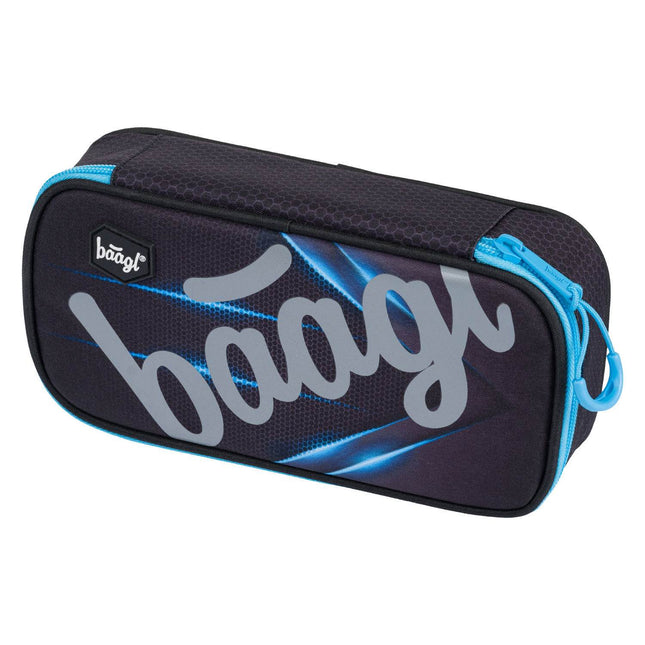 Baagl Baagl School etui Skate Bluelight 1-rits