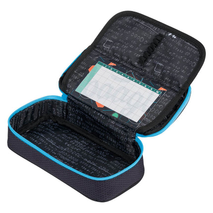 Baagl Baagl School etui Skate Bluelight 1-rits