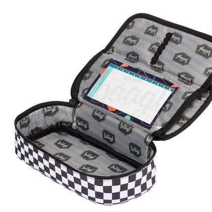 Baagl Baagl School etui Skate Checked 1-rits