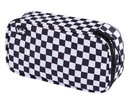 Baagl Baagl School etui Skate Checked 1-rits