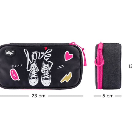 Baagl Baagl School Etui Sneakers 1-rits