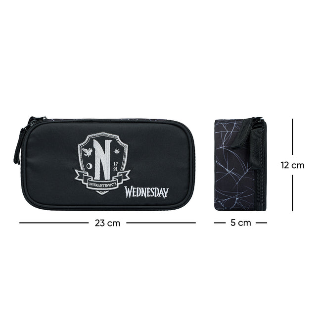 Baagl Baagl School Etui Wednesday Nevermore 1-rits