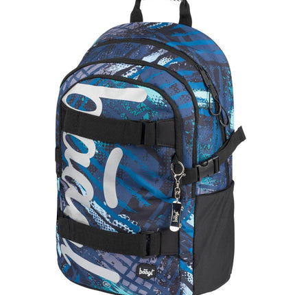 Baagl Baagl Skate Rugzak Structures Blauw 25L